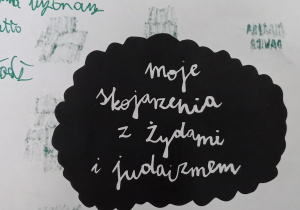 karta pracy wypisz moje skojarzenia z Żydami
