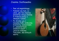 Joanna Siutkowska. Pani od angielskiego. Podzieli się tym co umie, jak tez chętnie poszerzy swoją wiedzę w trakcie pracy z młodymi ludźmi. Po drodze jej z muzyką fado, widoczną biżuterią, kawiarniami w „zakamarkach wielkich miast” i jeszcze kilkoma rzeczami, dla których warto…