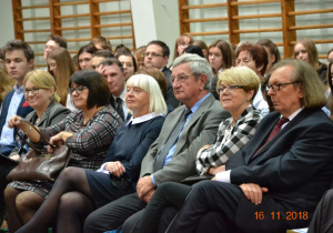 Goście honorowi Konkursu od lewej Jolanta Swiryd, Kazimierz Tischner, Jolanta Chełmińska, Janusz Moos