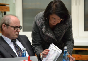 Od lewsj prof. Witold Glinkowski i Ewa Kowalska