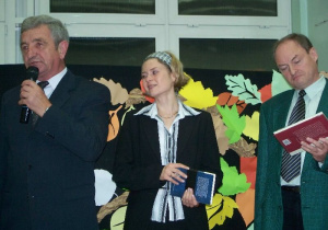 Od lewej Kazimierz Tischner , Maria Tuchowska, dr Joanna Błażejewska, dr Witold Glinkowski